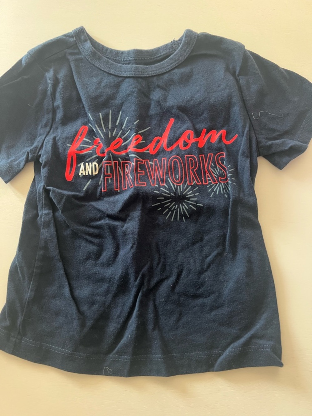 Way to Celebrate! Freedom & Fireworks tee, 3t